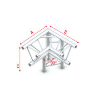 Milos Pro-30 Triangle G Truss - Corner down right - Apex Down Verhuur