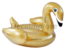 Goud Flamingo Opblaasbaar Poolparty Vlot Verhuur