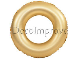 Goud met Handvaten Opblaasbaar Poolparty Zwemband Verhuur