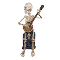 Banjo Bones Skelet Animatron Bewegend Figuur