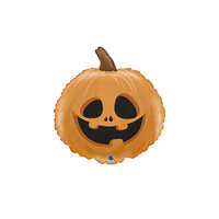 Lachende Pompoen MiniShape Folie Ballon 36cm