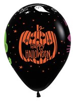 Sempertex Halloween Vrienden Latex Ballon 30cm 25st