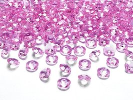 Roze Tafel Kristallen Diamant 12mm 100st
