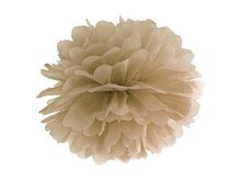 Karamel Bruin Pompom Decoratie 35cm Caramel