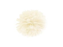 Creme Pompom Hangdecoratie 25cm Cream