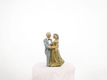 Gouden Jubileum Taart Topper 12cm