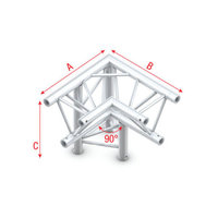 Corner 90° down L apex down Pro-30 Triangle P,F,G Truss
