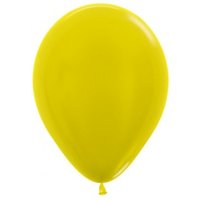 Sempertex Metallic Geel Latex Ballonnen 30cm 50st Metallic Pearl Yellow