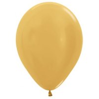 Sempertex Metallic Goud Latex Ballonnen 30cm 50st Metallic Pearl Gold
