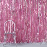 Regenboogkleurige Metallic Deurgordijn 1m