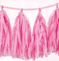 Fel Roze Kwastjes Slinger Doe-Het-Zelf Set 