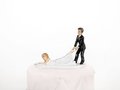 Bruidspaar Slepend Taart Topper 13cm