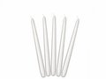 Parelmoer Metallic Wit Kaarsen Lang 24cm 10st