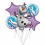 Frozen Olaf Folie Ballonnenboeket 5st