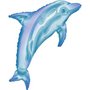 Springende Dolfijn SuperVorm Folie Ballon 84cm