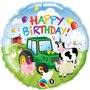 Boerderij 'Happy Birthday' Folie Ballon 45cm