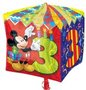 Mickey Mouse Cubez '3 jaar' Folie Ballon 38cm