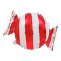 Rood Snoepje Strepen Folie Ballon 45cm