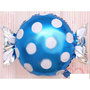 Blauw Snoepje Folie Ballon 45cm