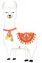 Vrolijke Alpaca Lama SuperVorm Folie Ballon 114cm