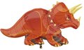 Dinosaurus Triceratops SuperVorm Folie Ballon 61cm