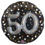 Sprankelend '50' 3D Folie Ballon 81cm