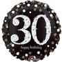 Sprankelend '30 Happy Birthday' Folie Ballon 45cm