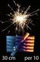 Sterretjes Vuurwerk 30cm 10st