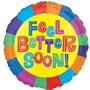 Kleurrijk 'Feel Better Soon' Folie Ballon 45cm