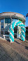 Ballonnenboog Standaard Enkeldeurs Wit, Blauw Clusters van 4