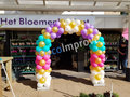 Ballonnenboog Bloemenprint Dubbeldeurs Clusters van 4