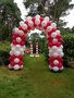Ballonnenboog Standaard met Bloemmotief Enkeldeurs Clusters van 4