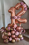 Rosegold Collage 12 Jaar Ballonnenpilaar