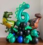 Jurassic World Dinosaurussen Collage '6 jaar' Ballonnenpilaar
