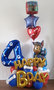 Paw Patrol Happy Birthday 4 Jaar Collage Ballonnenpilaar