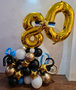 Zwart, Wit, Goud Collage 80 Jaar Ballonnenpilaar