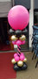 Ballonnenpilaar Luxe Hotpink