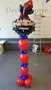 Spiderman Gepersonaliseerde Helium Ballonnenpilaar