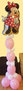 Minnie Mouse Helium Ballonnenpilaar