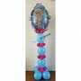 Frozen Blauw Anna en Elsa Helium Ballonnenpilaar