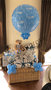 Luchtballon met Grote Mand en Teddybeer Ballondecoratie