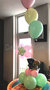 Woezel en Pip Pastel Tafeltros Helium Ballonnenboeket