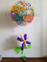 Bloemdecoratie 'Thank You' Helium Ballon