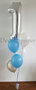 Blauw 1 Jaar Heliumballonnen Boeket