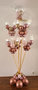 Chroom Rosegold, Chroom Roze, Pastel Roze Confetti Bubble Luxe Collage Helium Ballonnentros