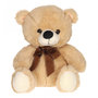 Teddybeer Zittend Knuffel Beige Zacht met Strik 25cm Verhuur
