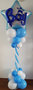 Ballonnenpilaar Luxe Blauw Ster 3D 'Boy'