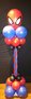 Ballonnenpilaar Luxe Spiderman