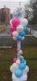 Ballonnenpilaar Luxe Frozen Bubble