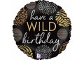 Dierenprint 'Have a Wild Birthday' Folie Ballon 45cm
